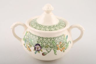 Masons English Country Garden Sugar Bowl - Lidded (Tea)