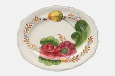 Simpsons Belle Fiore Oval Platter 12 3/8" thumb 1
