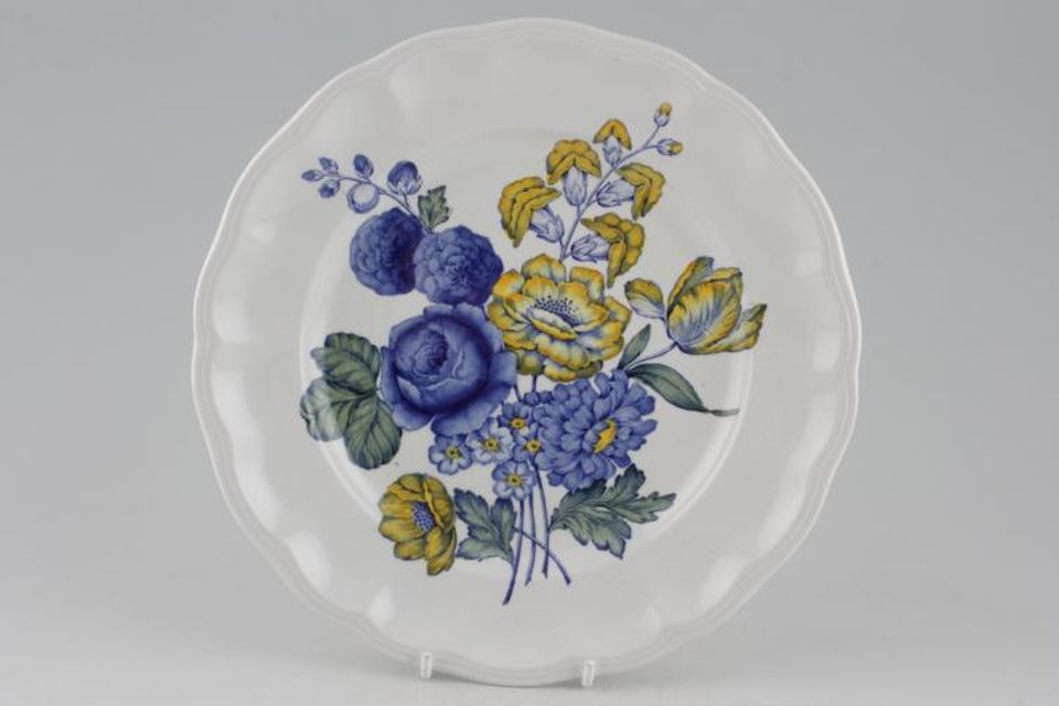 Spode Blue Flowers Salad/Dessert Plate 8 1/2"