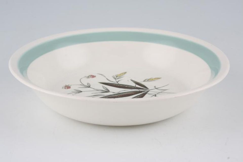 Meakin Hedgerow - Green Soup / Cereal Bowl 7 3/8"
