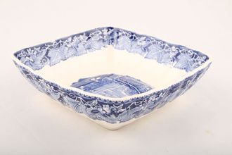 Sell Masons Vista - Blue Serving Bowl Square bowl 7 1/4"