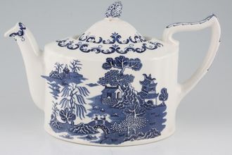 Masons Willow - Blue Teapot The backstamp states Ringtons Ltd 75th anniversary 1907 - 1982 1 1/2pt