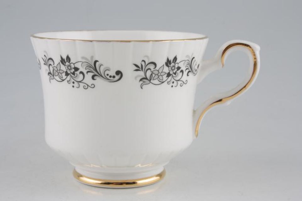 Royal Stafford Othello Teacup No Flower Inside - Fluted Rim 3 3/8" x 2 3/4"