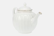 Royal Worcester Strathmore - White - Fluted Teapot 2pt thumb 3
