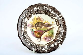 Palissy Game Series - Birds Fruit Saucer rimmed - pheasant 6 1/4"