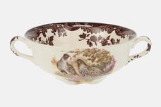 Palissy Game Series - Birds Soup Cup Partridge and Mallard, Quail on inside 5" x 2" thumb 1