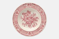 Masons Stratford - Pink Rimmed Bowl Rimmed soup plates 10" thumb 2