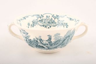 Masons Romantic - Blue Soup Cup With two handles