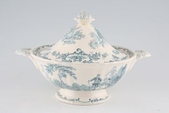 Masons Romantic - Blue Vegetable Tureen with Lid