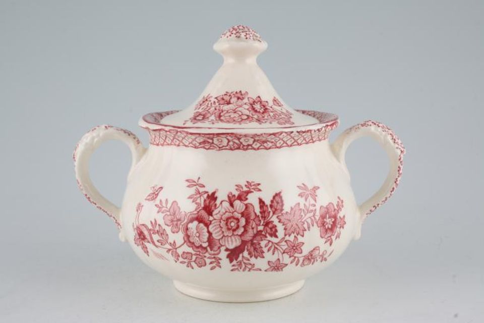 Masons Stratford - Pink Sugar Bowl - Lidded (Tea)