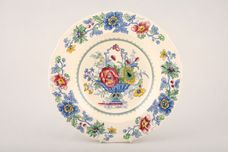 Masons Strathmore - Pink + Blue Rimmed Bowl Rimmed soup plates 10" thumb 1