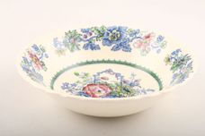 Masons Strathmore - Pink + Blue Soup / Cereal Bowl Scalloped edge 6 1/4" thumb 1