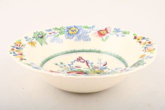 Sell Masons Strathmore - Pink + Blue Salad Bowl Eared salad/fruit bowl with rim 9 1/2"