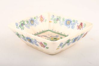 Sell Masons Strathmore - Pink + Blue Dish (Giftware) Square shape 4 1/4"