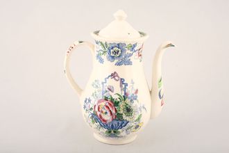 Sell Masons Strathmore - Pink + Blue Coffee Pot 1 3/4pt