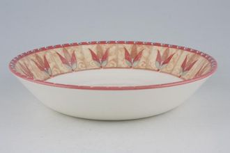 Sell Johnson Brothers Papyrus Soup / Cereal Bowl 1 1/2" deep with pattern border inside 7 3/8"