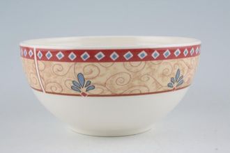 Sell Johnson Brothers Papyrus Soup / Cereal Bowl 3" deep with mix and match pattern known as Papyrus Priory - no pattern inside 6"