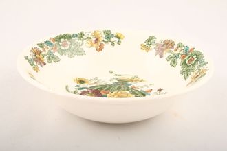Masons Strathmore - Green + Yellow Soup / Cereal Bowl 6 1/4"