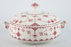 Furnivals Denmark - Pink Vegetable Tureen with Lid thumb 1