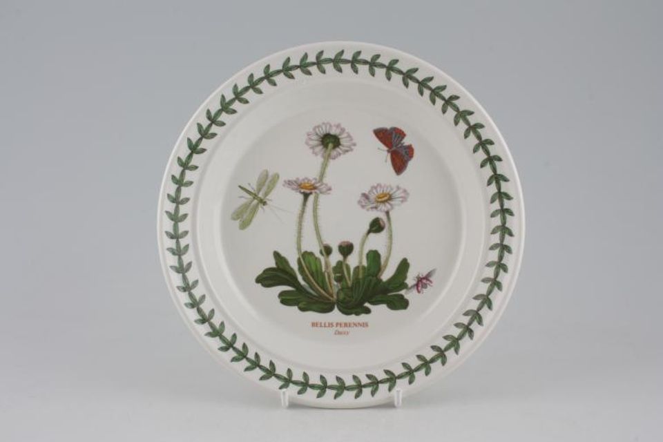 Portmeirion Botanic Garden Tea / Side Plate Bellis Perennis - Daisy - named 7 1/4"