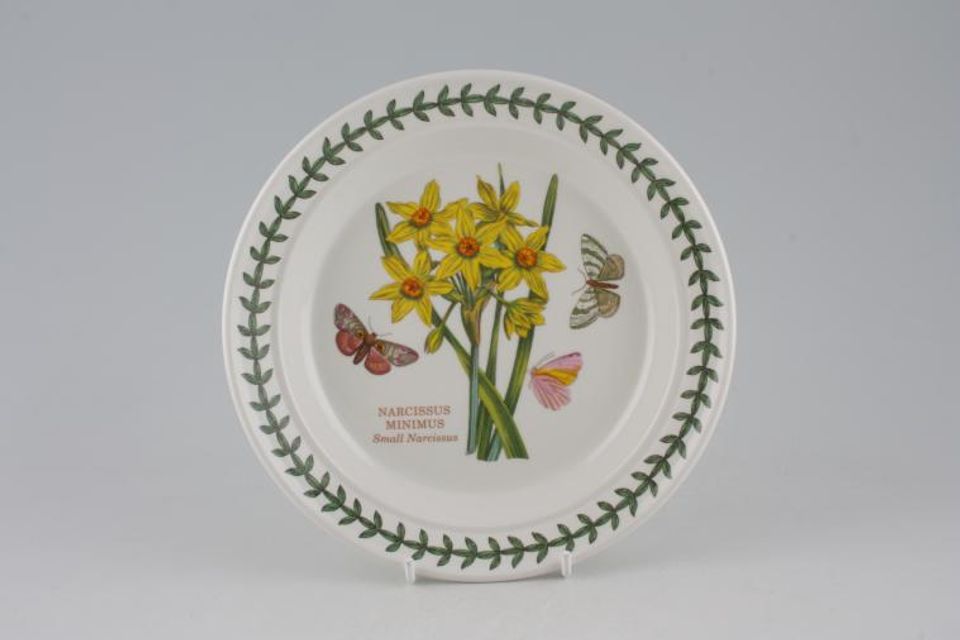Portmeirion Botanic Garden Tea / Side Plate Narcissus Minimus - Small Narcissus - named 7 1/4"