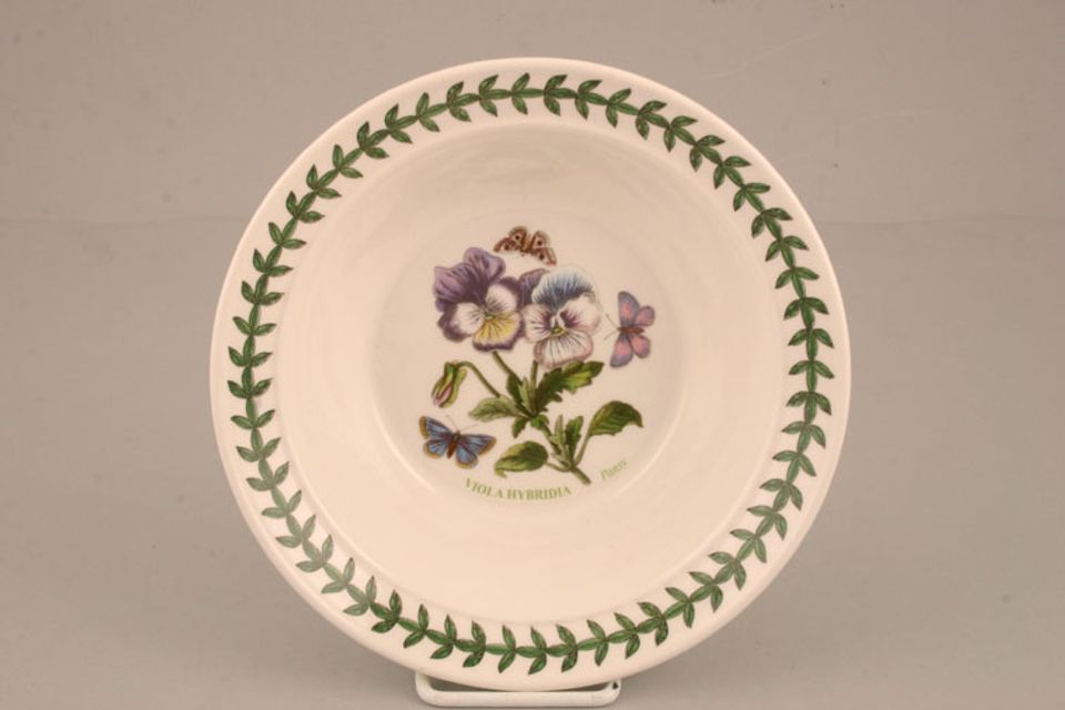 Portmeirion Botanic Garden Serving Bowl Viola Hybrida - Pansy - named 9"