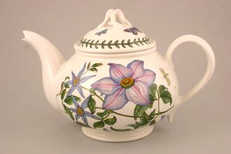 Portmeirion Botanic Garden Teapot Romantic shape - Clematis Florida - Virgins Bower - no name 2pt