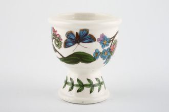 Sell Portmeirion Botanic Garden Egg Cup Mysotis Paulstris - Forget Me Not - no name. Butterflies may vary. 2 1/4" x 2 1/2"