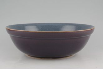 Sell Denby Storm Serving Bowl Large Pasta/Salad, Plum Outer, Grey Inner 11 3/4"