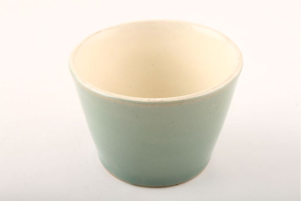 Denby Manor Green Sugar Bowl - Open (Coffee) Straight Sided 3 1/4" x 2 1/4"