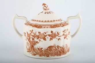 Sell Furnivals Quail - Brown Sugar Bowl - Lidded (Tea) 2 handles