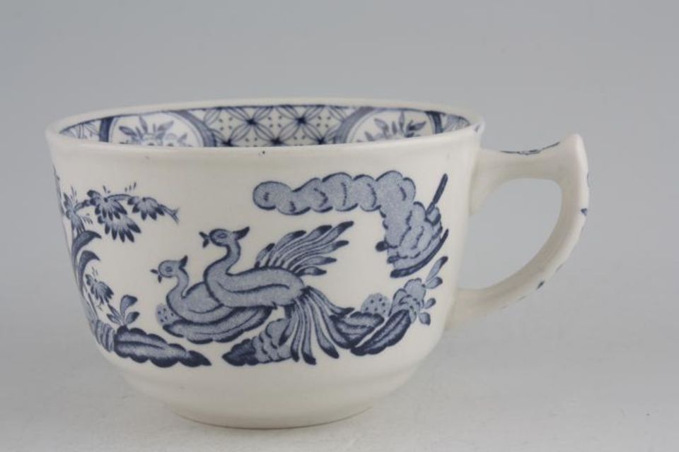 Furnivals Old Chelsea - Blue Teacup no pattern on bottom of cup 3 5/8" x 2 1/2"