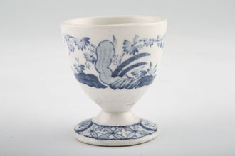 Furnivals Old Chelsea - Blue Egg Cup footed - pattern on foot 2 1/8"