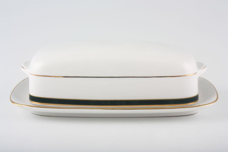 Boots Hanover Green Butter Dish + Lid