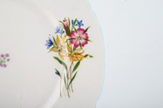 Shelley Wild Flowers - Blue Edge Salad/Dessert Plate 8" thumb 2
