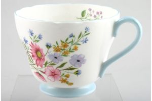 Shelley Wild Flowers - Blue Edge Breakfast Cup