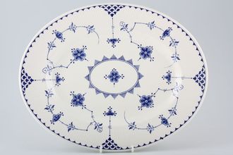 Sell Furnivals Denmark - Blue Oval Platter 14"