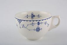 Furnivals Denmark - Blue Breakfast Cup Half fluted, Flower Inside Cup - Small Opening Handle 4" x 2 5/8" thumb 1