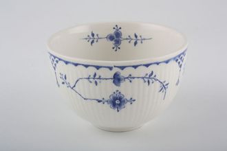 Sell Furnivals Denmark - Blue Sugar Bowl - Open (Tea) round - full fluted outer 4" x 2 5/8"