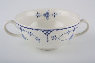 Furnivals Denmark - Blue Soup Cup 2 Handles - Fits The Smaller Soup Saucer 4 5/8" x 2 1/8"