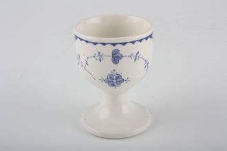 Sell Furnivals Denmark - Blue Egg Cup footed - tall 1 7/8" x 2 5/8"