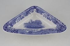 Spode Blue Italian Hor's d'oeuvres Dish Triangular Section Dish 6 3/4" thumb 1