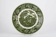 Adams English Scenic - Green Dinner Plate Deep - Horse Scene 10" thumb 1