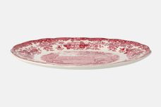 Palissy Avon Scenes - Pink Oval Platter 12" thumb 2