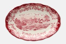 Palissy Avon Scenes - Pink Sauce Boat Stand 7 3/4" thumb 1
