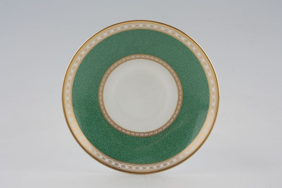 Wedgwood Ulander - Emerald Green Tea Saucer 5 3/4"
