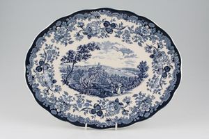Palissy Avon Scenes - Blue Oval Platter