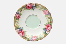 Paragon Tapestry Rose - S5459 Coffee Saucer Green centre 4 5/8" thumb 1