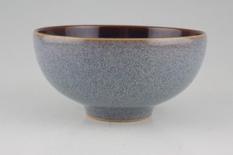 Sell Denby Storm Rice Bowl Grey Outer/Purple Inner - Shades of purple vary 5"