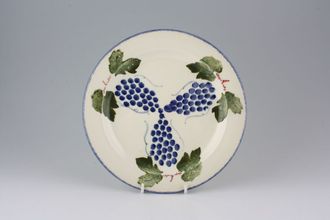 Poole Dorset Fruit Breakfast / Lunch Plate Grapes - Rimmed 9"